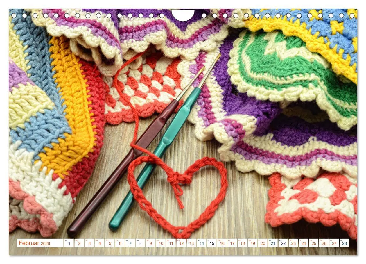 Bild: 9783457836026 | Kreatives aus Wolle - Häkeln, Stricken und Basteln (Wandkalender...