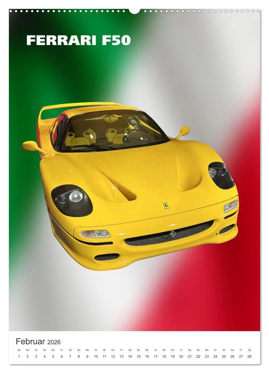 Bild: 9783516306026 | Il Mondo Ferrari (hochwertiger Premium Wandkalender 2026 DIN A2...