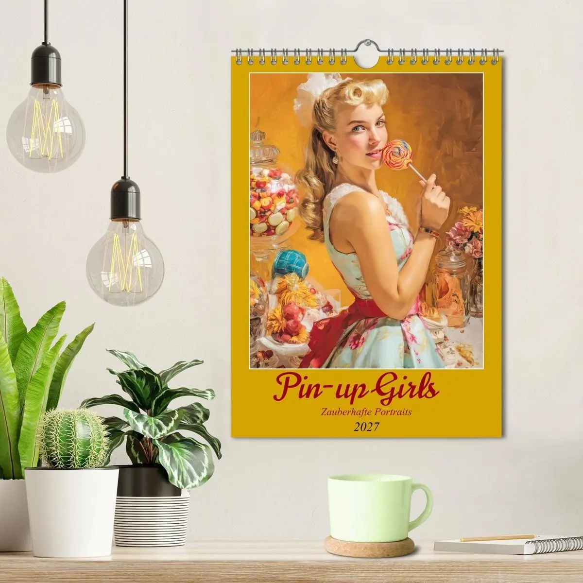 Bild: 9783594386026 | Pin-up Girls - Zauberhafte Portraits (Wandkalender 2027 DIN A4...