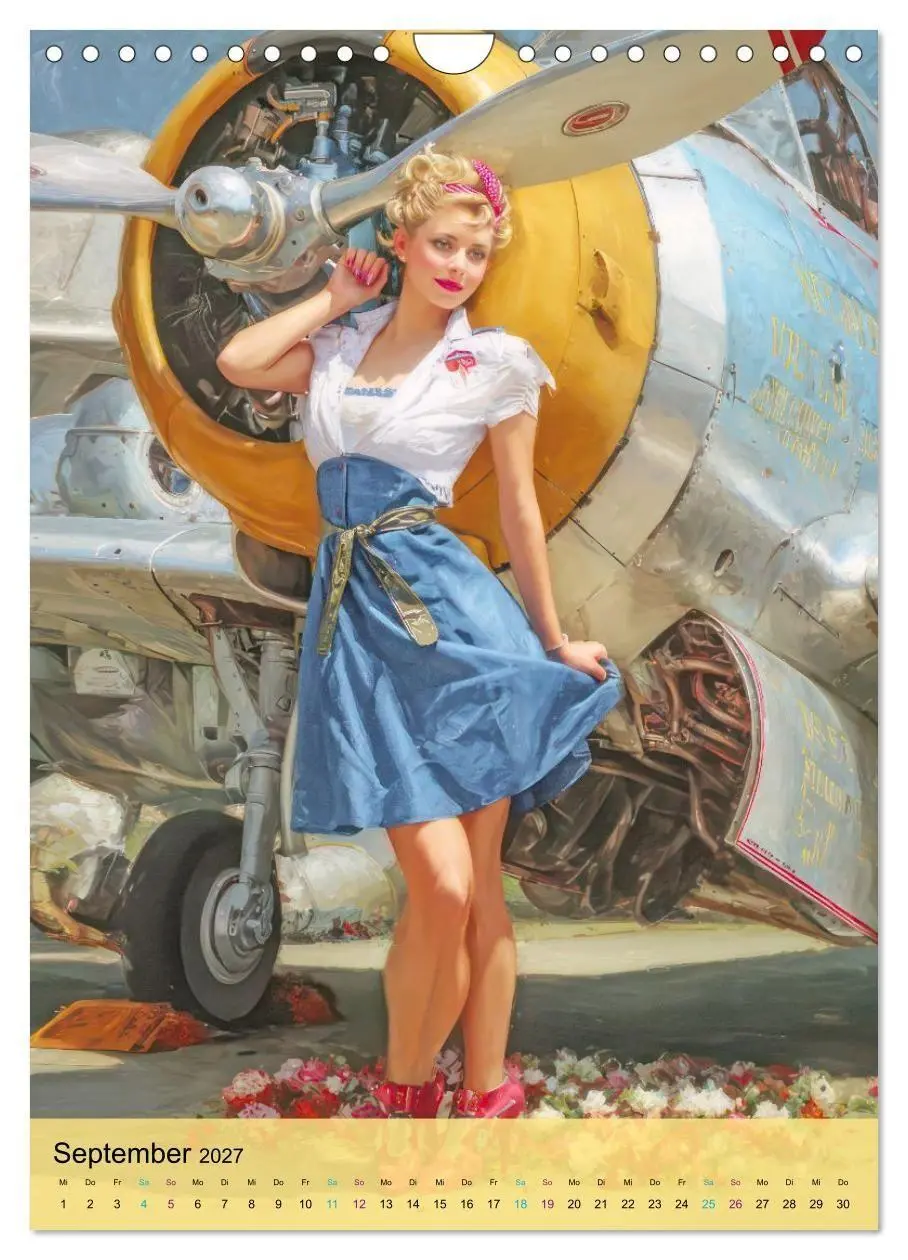 Bild: 9783594386026 | Pin-up Girls - Zauberhafte Portraits (Wandkalender 2027 DIN A4...