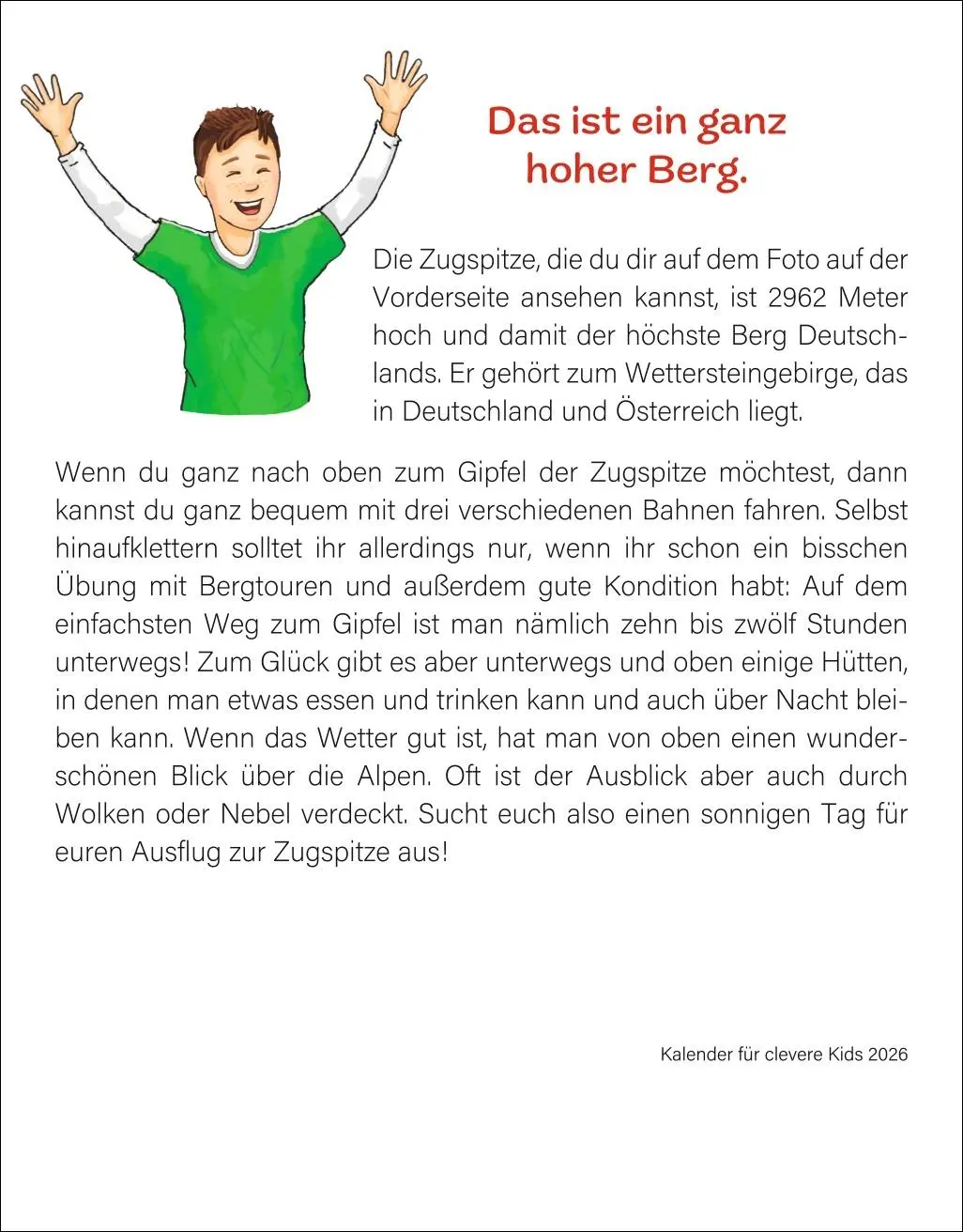 Bild: 9783840036026 | Kalender für clevere Kids Tagesabreißkalender 2026 | Thomas Huhnold