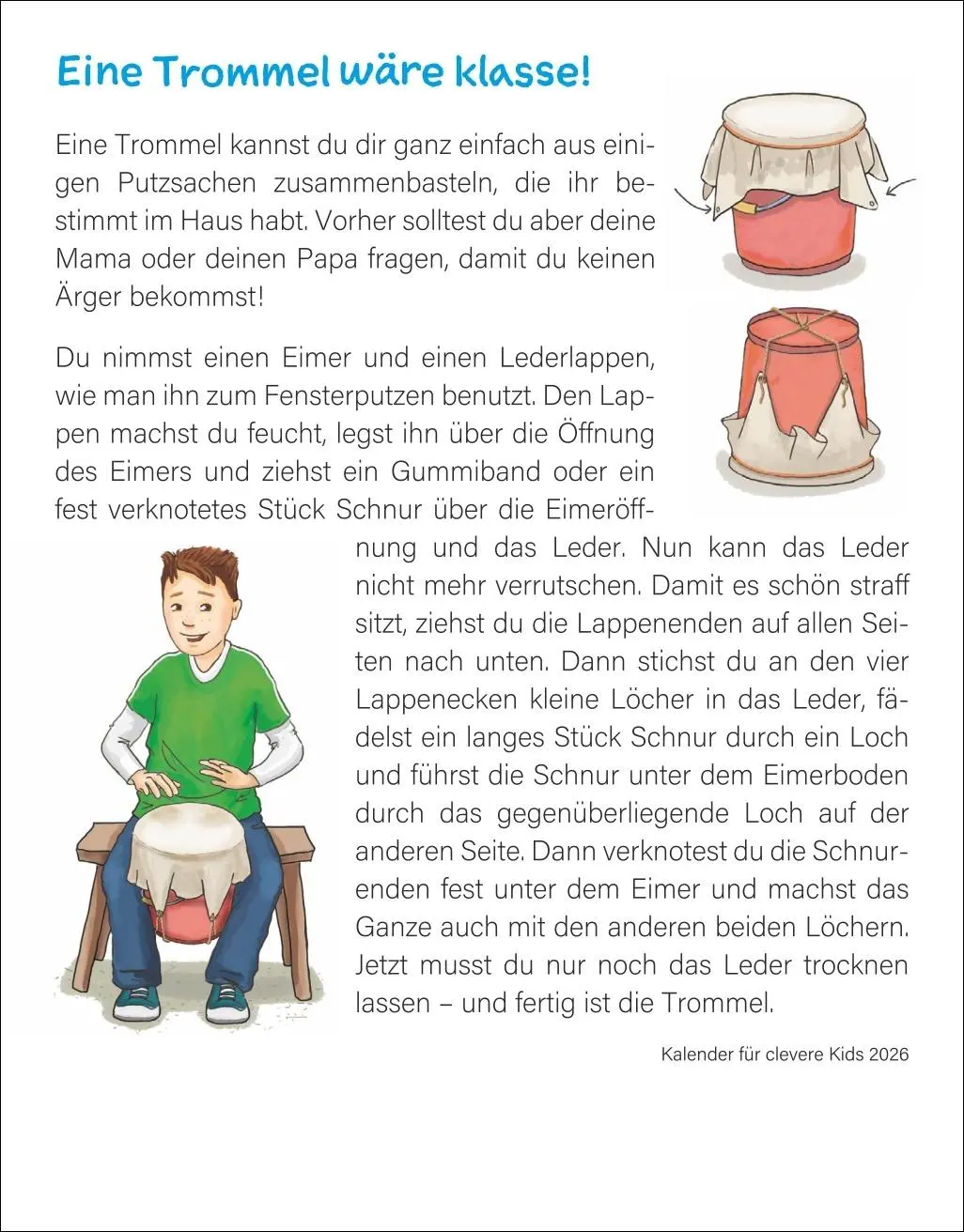 Bild: 9783840036026 | Kalender für clevere Kids Tagesabreißkalender 2026 | Thomas Huhnold