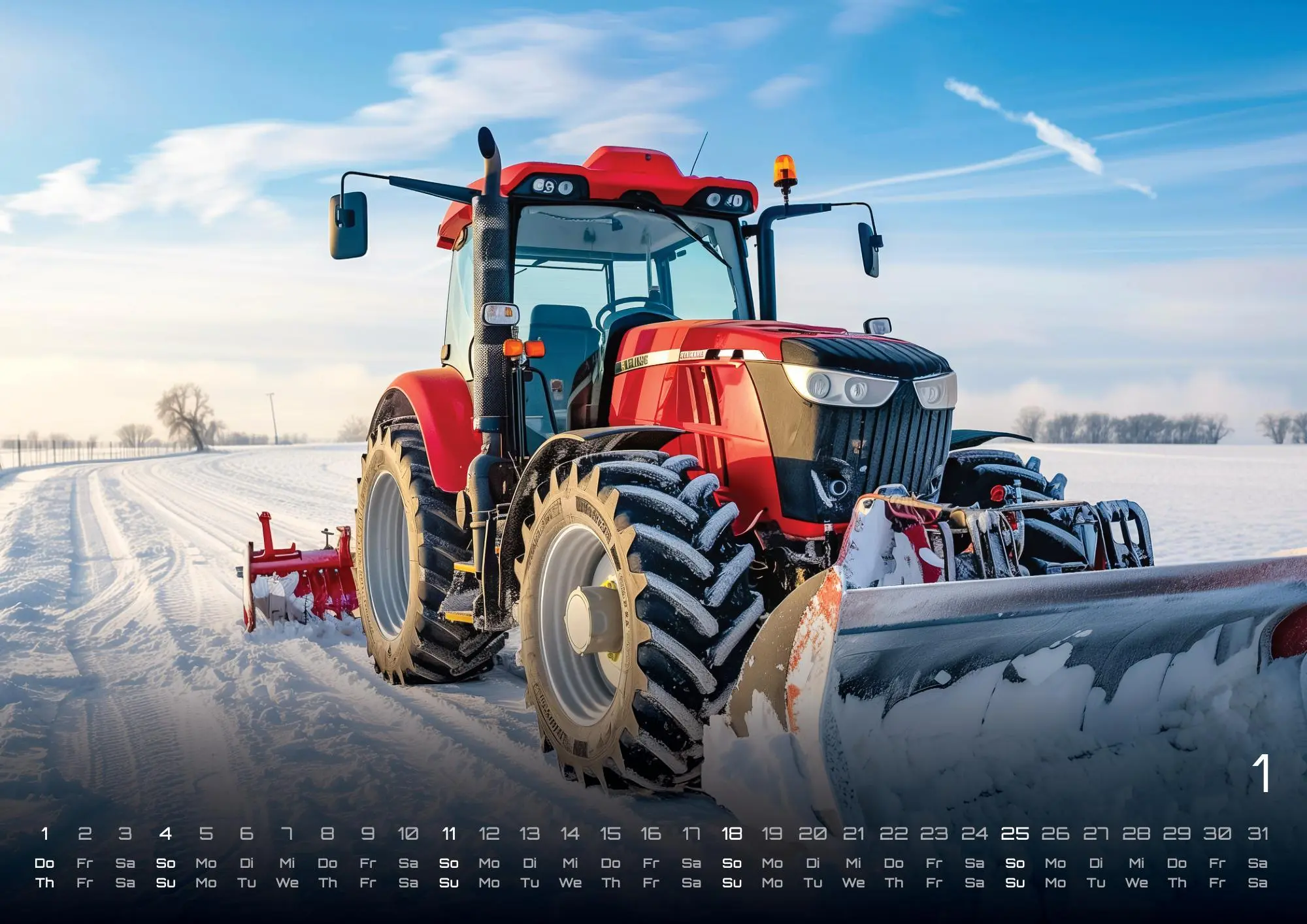 Bild: 9783986736026 | Landmaschinen - Traktor - 2026 - Kalender DIN A3 | GP-Fever. de | 2026