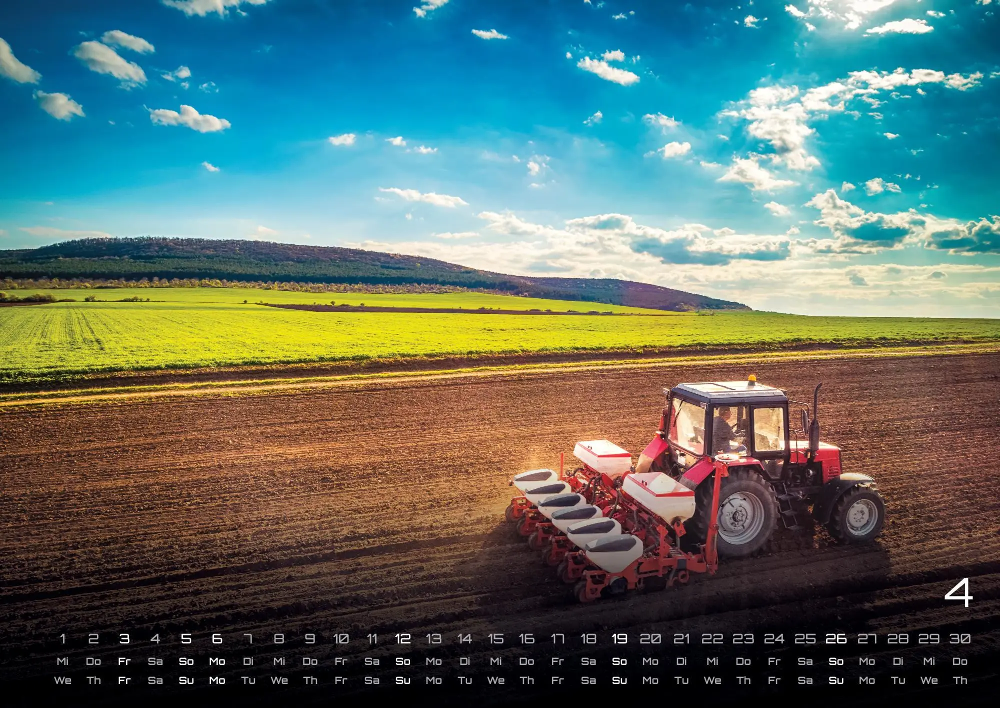 Bild: 9783986736026 | Landmaschinen - Traktor - 2026 - Kalender DIN A3 | GP-Fever. de | 2026