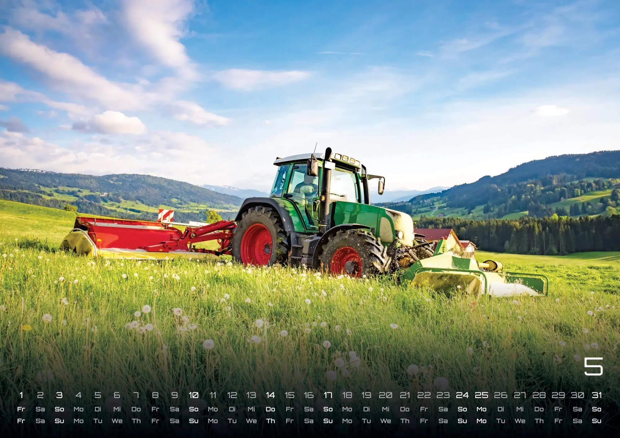 Bild: 9783986736026 | Landmaschinen - Traktor - 2026 - Kalender DIN A3 | GP-Fever. de | 2026