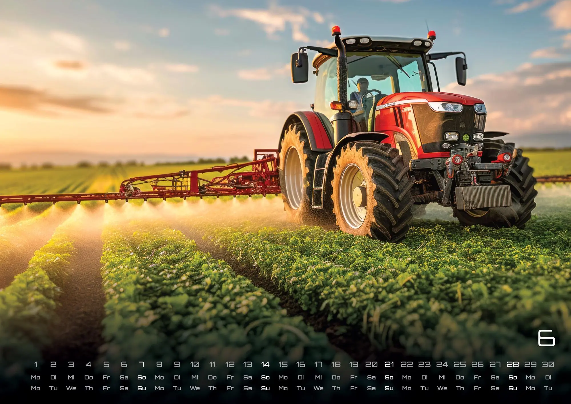 Bild: 9783986736026 | Landmaschinen - Traktor - 2026 - Kalender DIN A3 | GP-Fever. de | 2026