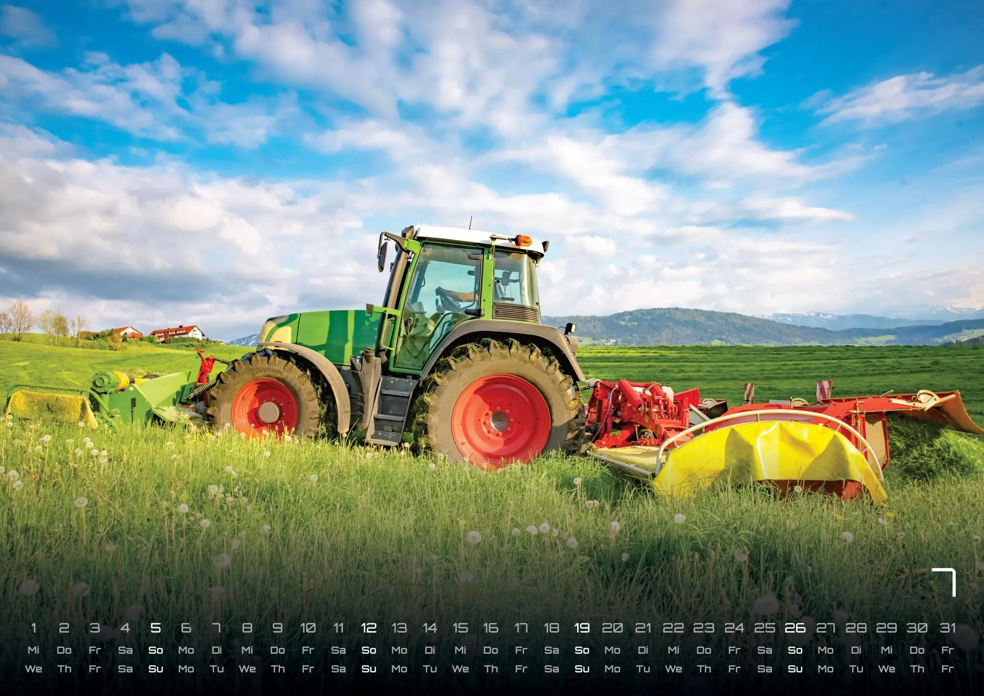 Bild: 9783986736026 | Landmaschinen - Traktor - 2026 - Kalender DIN A3 | GP-Fever. de | 2026