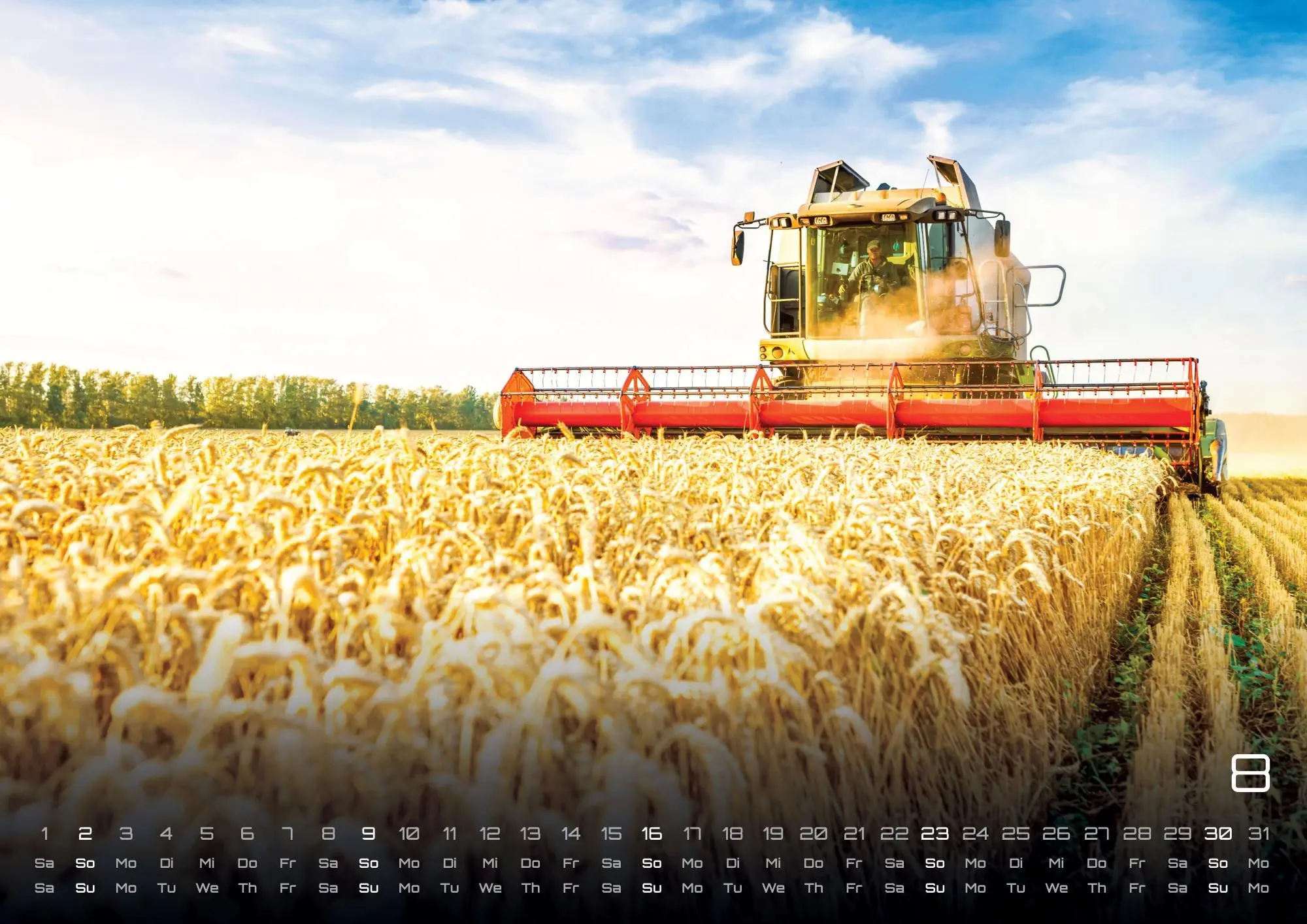 Bild: 9783986736026 | Landmaschinen - Traktor - 2026 - Kalender DIN A3 | GP-Fever. de | 2026