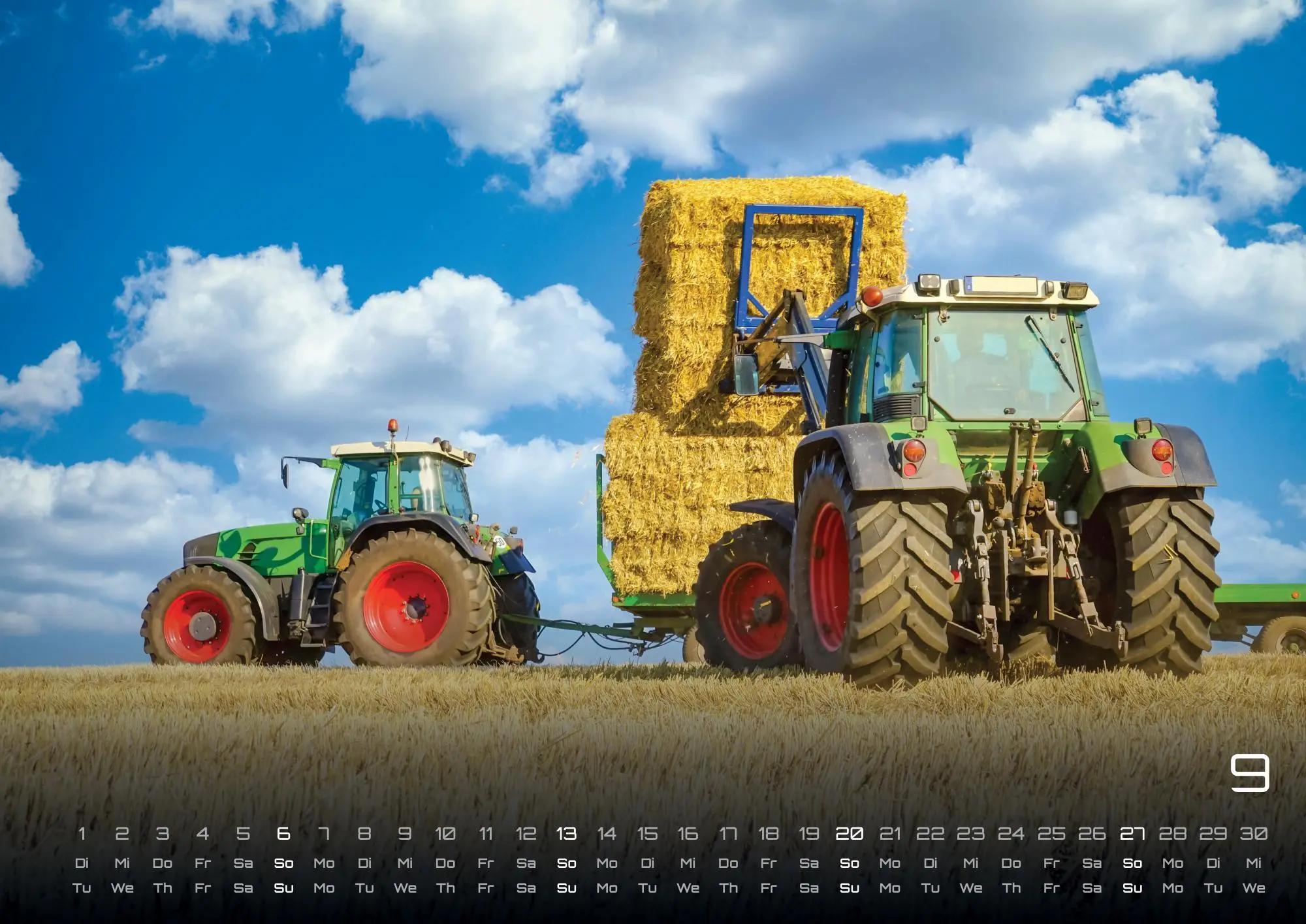 Bild: 9783986736026 | Landmaschinen - Traktor - 2026 - Kalender DIN A3 | GP-Fever. de | 2026