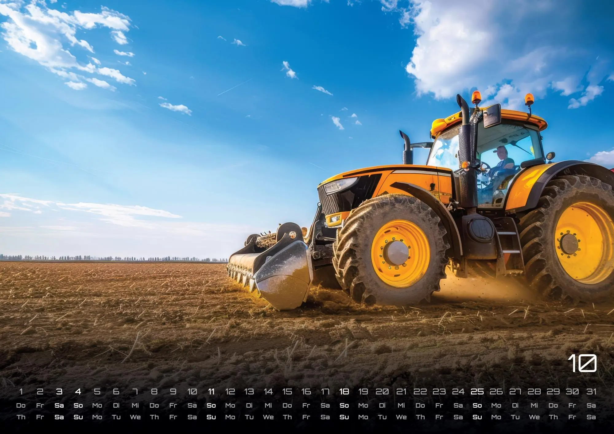 Bild: 9783986736026 | Landmaschinen - Traktor - 2026 - Kalender DIN A3 | GP-Fever. de | 2026