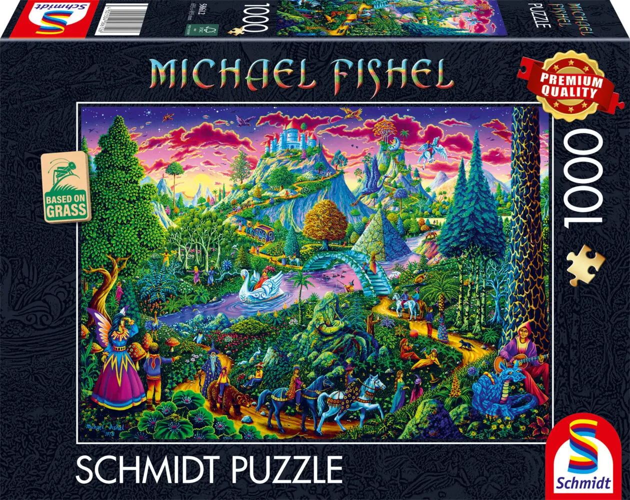 Cover: 4001504586126 | Fantastische Märchenwelt | Puzzles Michael Fishel 1.000 Teile | Spiel