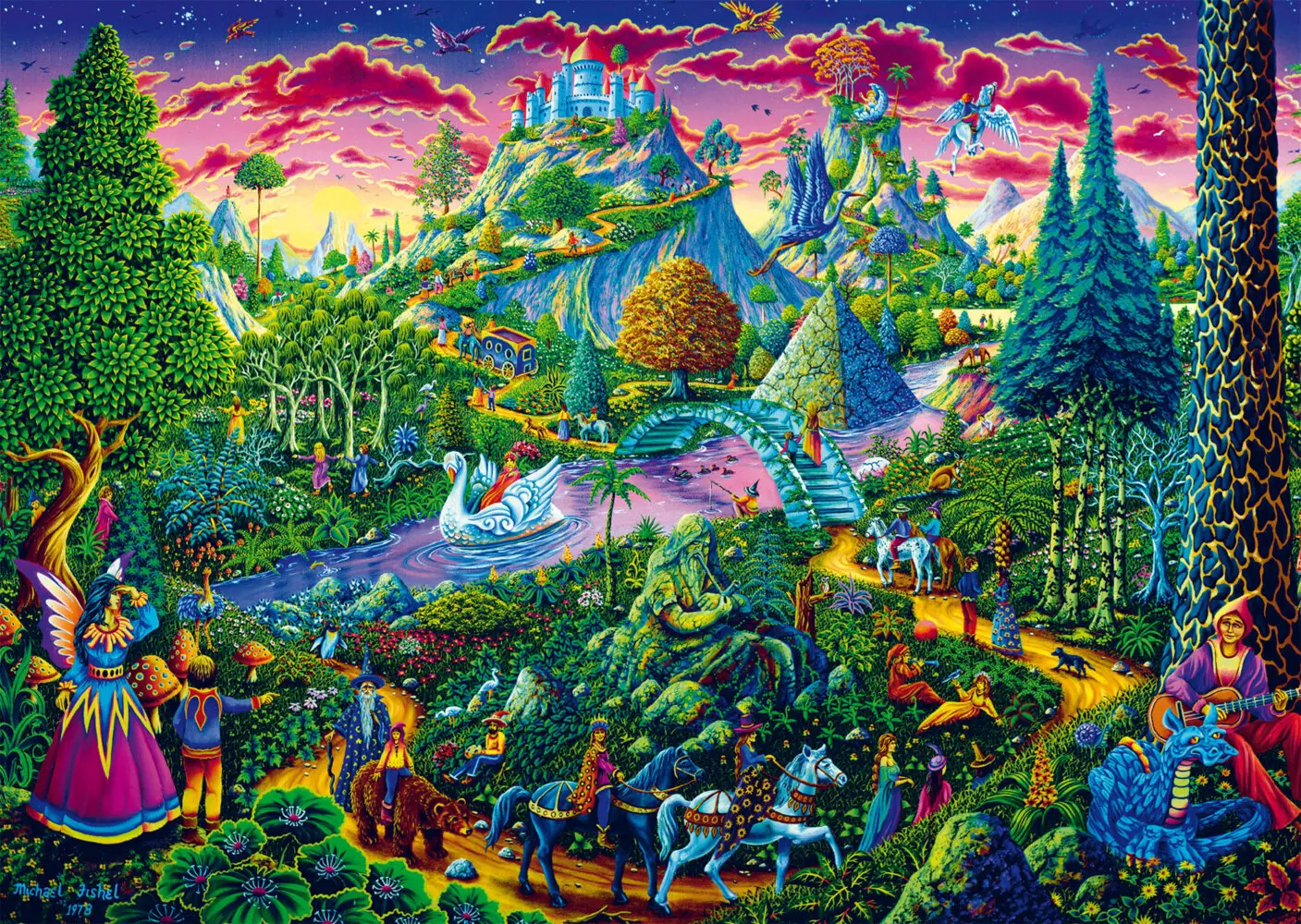 Bild: 4001504586126 | Fantastische Märchenwelt | Puzzles Michael Fishel 1.000 Teile | Spiel