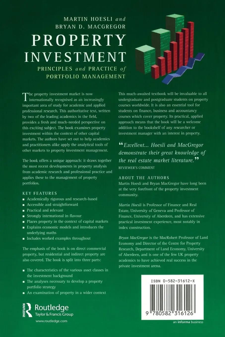 Rückseite: 9780582316126 | Property Investment | Principles and Practice of Portfolio Management