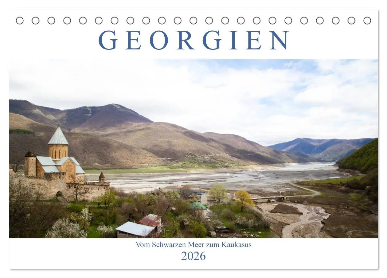 Cover: 9783457686126 | Georgien - Vom Schwarzen Meer zum Kaukasus (Tischkalender 2026 DIN...