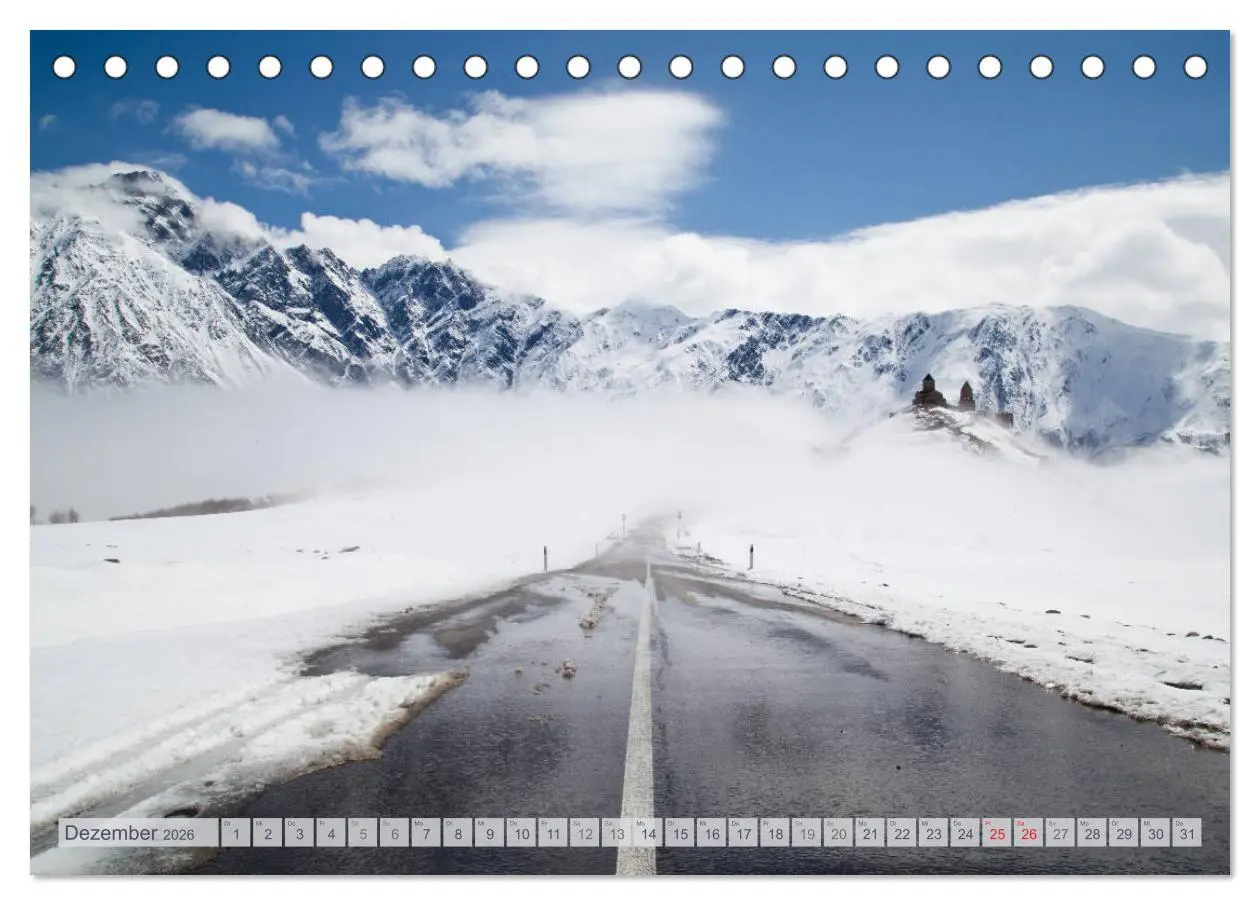 Bild: 9783457686126 | Georgien - Vom Schwarzen Meer zum Kaukasus (Tischkalender 2026 DIN...