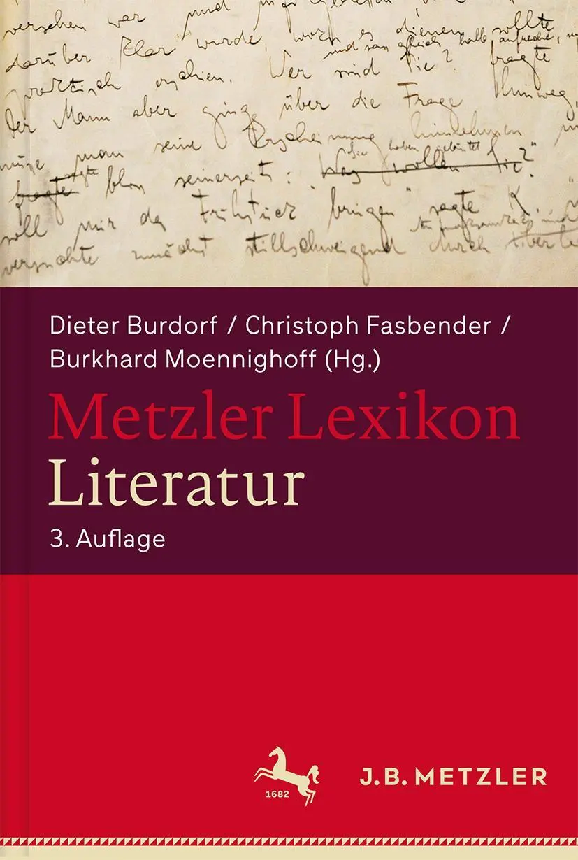 Cover: 9783476016126 | Metzler Lexikon Literatur | Begriffe und Definitionen | Buch | XVII