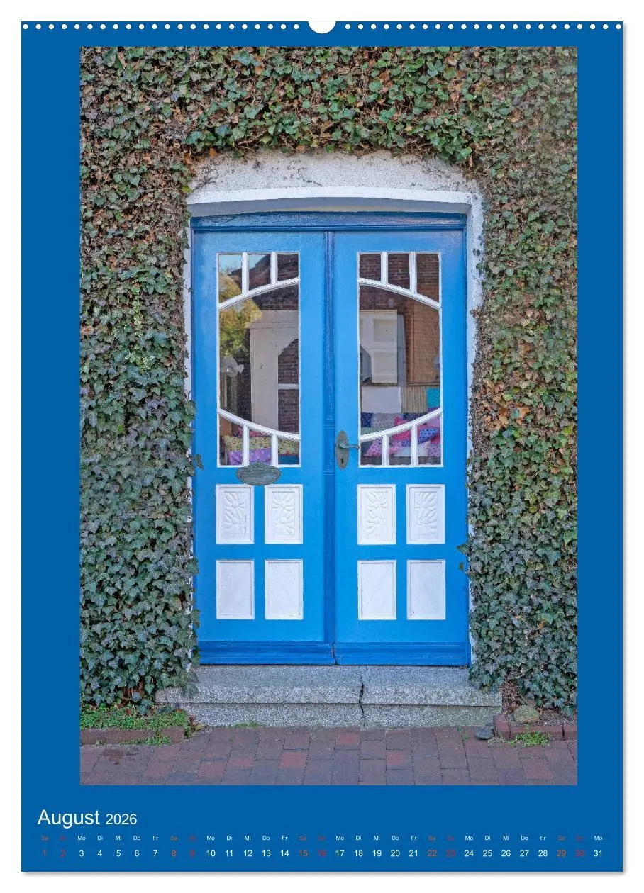 Bild: 9783516396126 | Türen auf Föhr (Wandkalender 2026 DIN A2 hoch), CALVENDO...