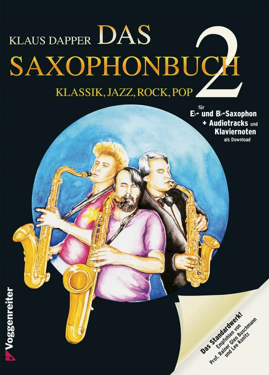 Cover: 9783802406126 | Das Saxophonbuch 2 (Version Eb + Bb) | Klaus Dapper | Taschenbuch
