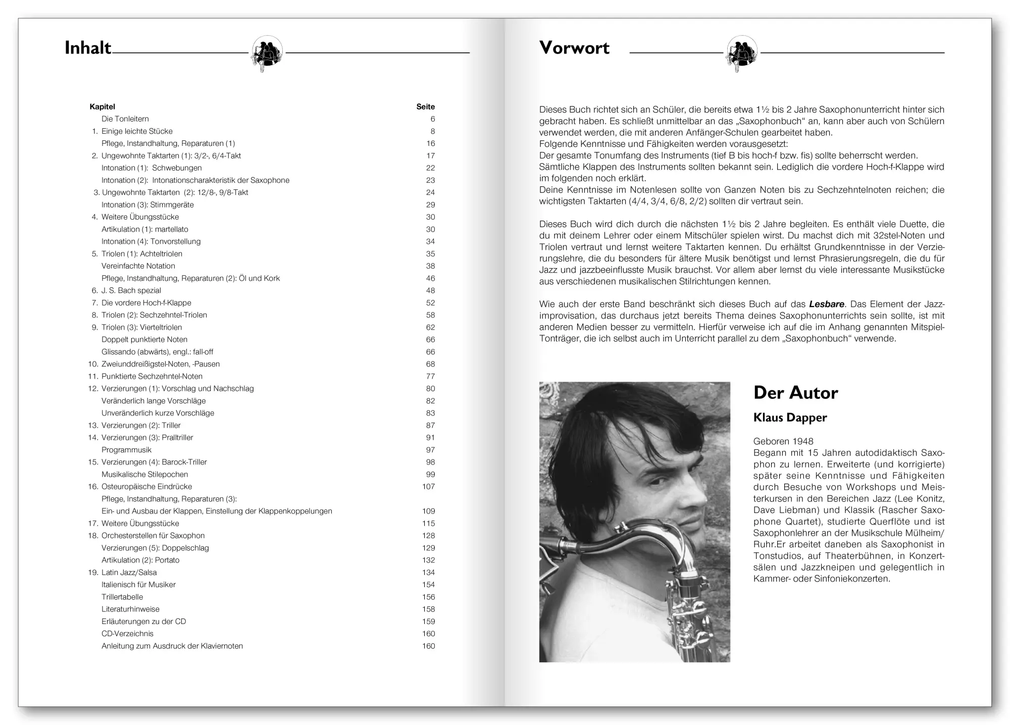 Bild: 9783802406126 | Das Saxophonbuch 2 (Version Eb + Bb) | Klaus Dapper | Taschenbuch