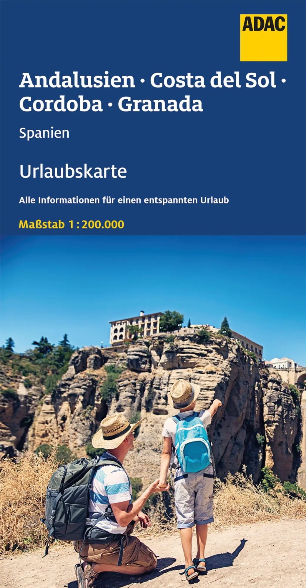Cover: 9783826406126 | ADAC Urlaubskarte E Andalusien, Costa del Sol 1:200 000 | (Land-)Karte
