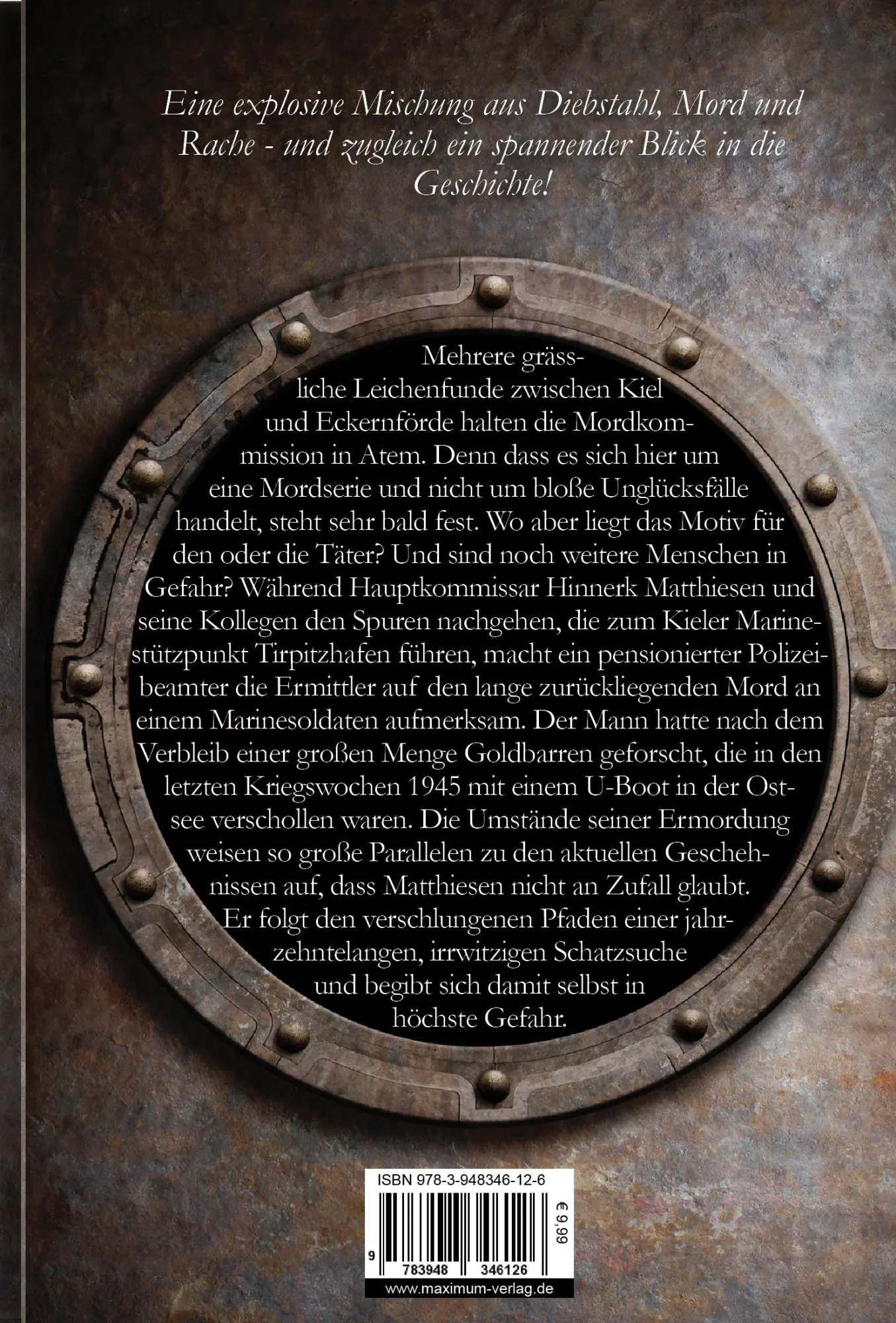 Bild: 9783948346126 | Kriegsgold | Ein Holstein-Krimi | Jörg Rönnau | Taschenbuch | 240 S.