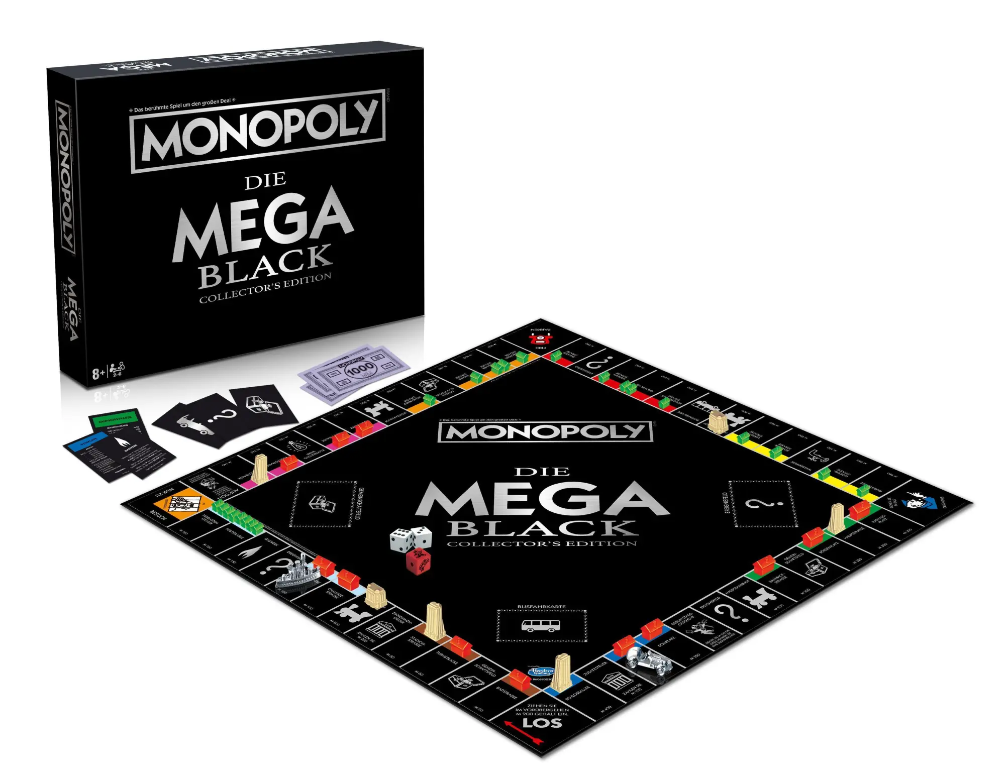 Bild: 4035576046226 | Mega Monopoly Black Edition | Spiel | Brettspiel | Deutsch | 2022