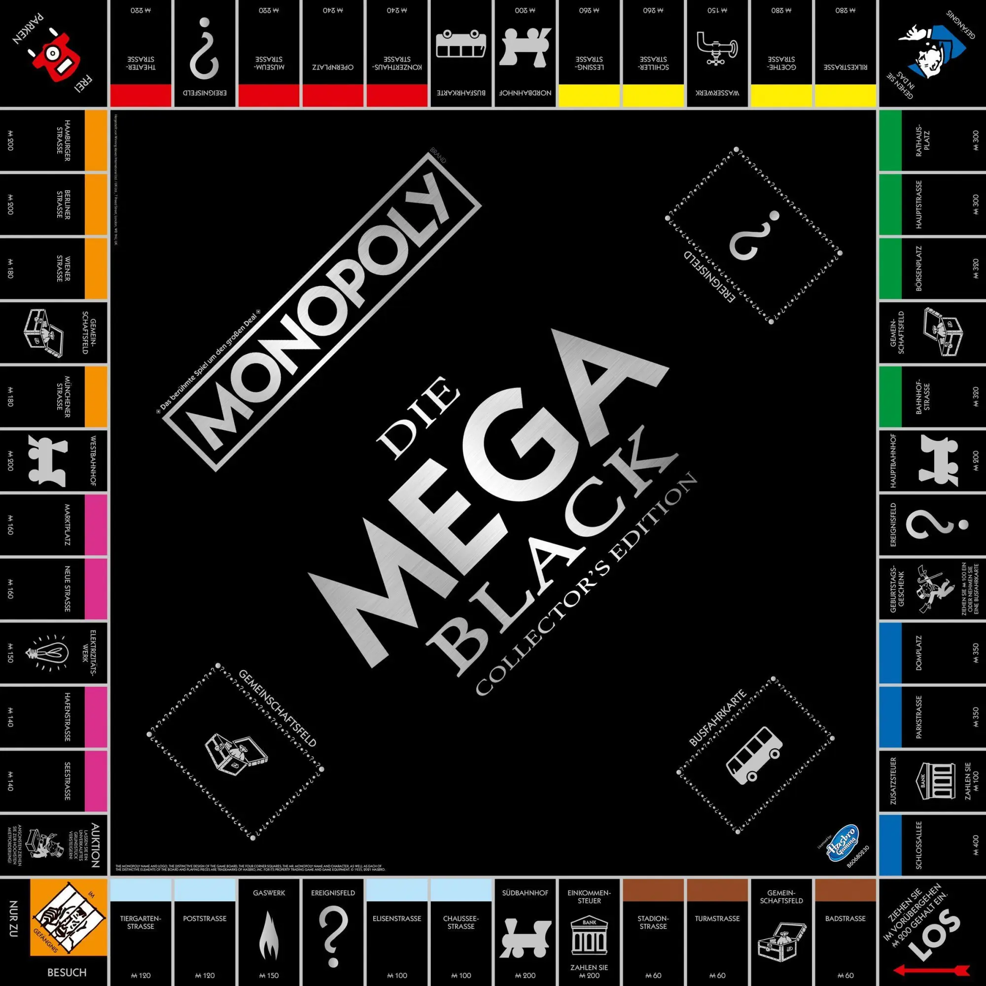 Bild: 4035576046226 | Mega Monopoly Black Edition | Spiel | Brettspiel | Deutsch | 2022