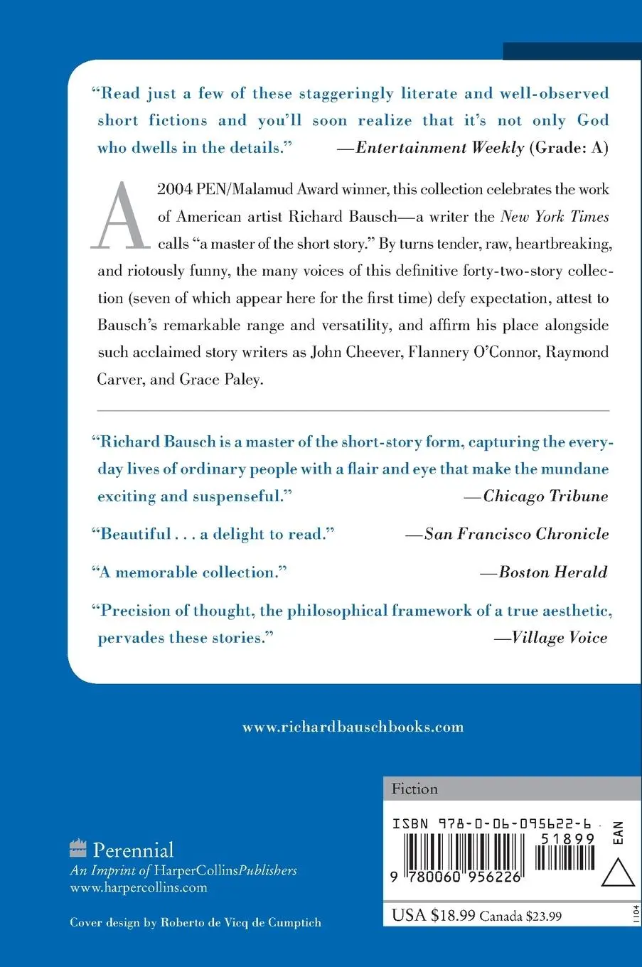 Rückseite: 9780060956226 | The Stories of Richard Bausch | Richard Bausch | Taschenbuch | 2013