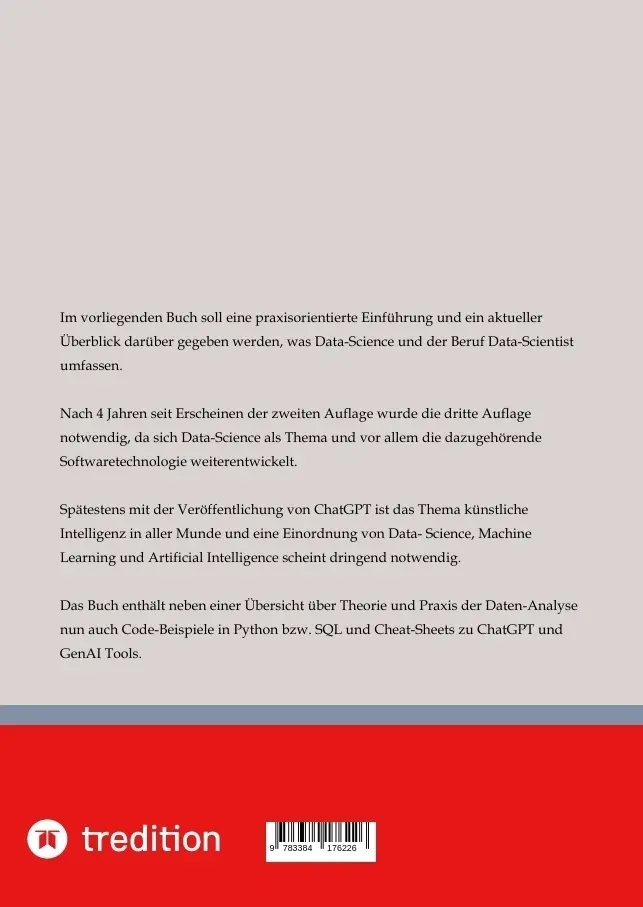 Bild: 9783384176226 | Data Science und AI | Michael Oettinger | Taschenbuch | Deutsch