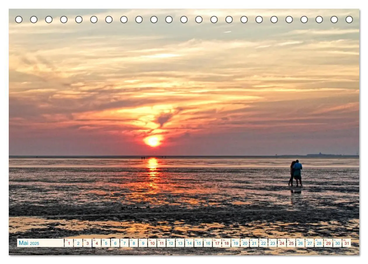 Bild: 9783435416226 | Sonnenuntergänge, an der Nordseeküste vor Cuxhaven (Tischkalender...