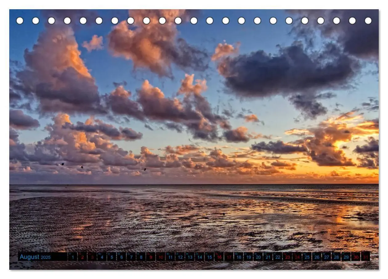 Bild: 9783435416226 | Sonnenuntergänge, an der Nordseeküste vor Cuxhaven (Tischkalender...