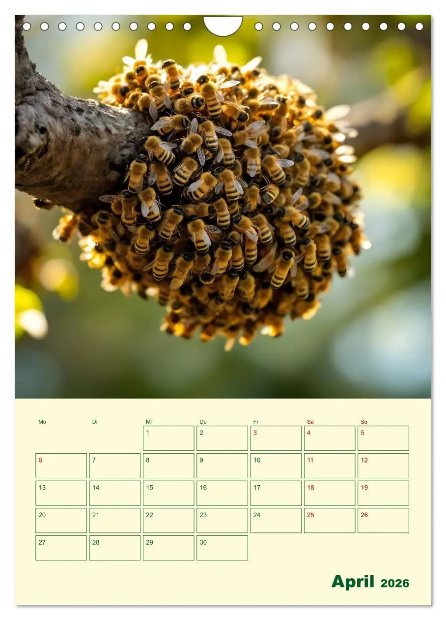 Bild: 9783457296226 | Bienenblick - Ein Jahr mit den Bienen (Wandkalender 2026 DIN A4...