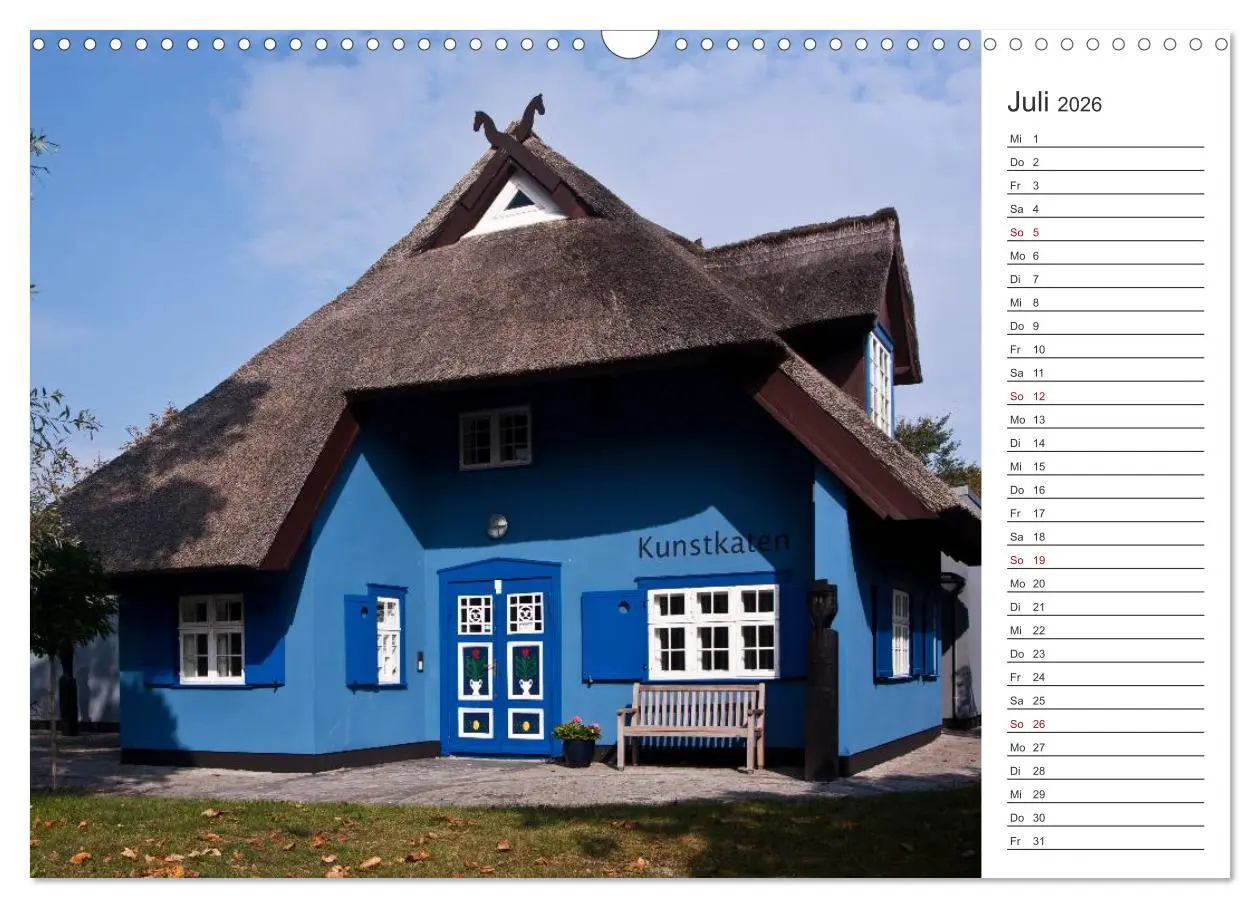 Bild: 9783457986226 | Künstlerparadies Ahrenshoop (Wandkalender 2026 DIN A3 quer),...