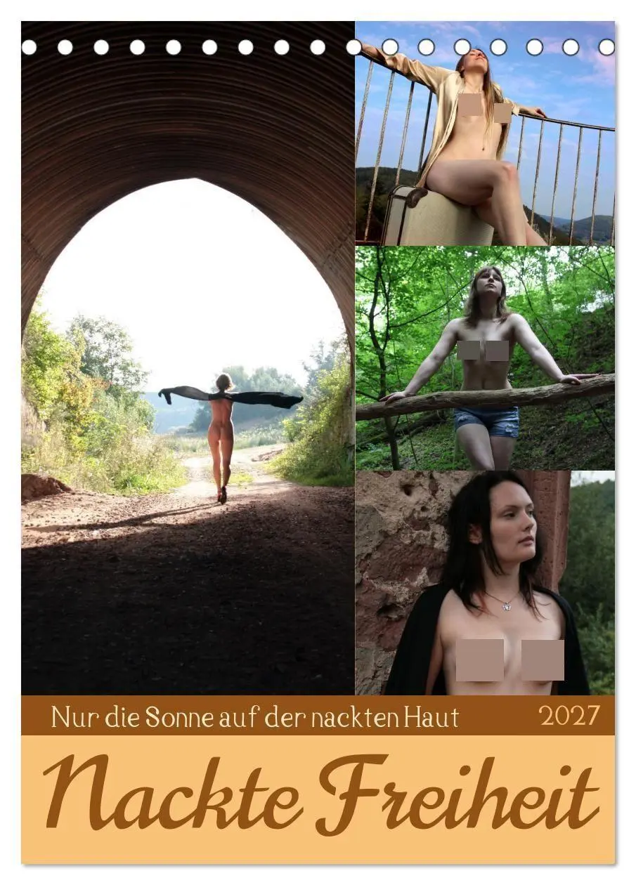 Cover: 9783569236226 | Nackte Freiheit (Tischkalender 2027 DIN A5 hoch), CALVENDO...
