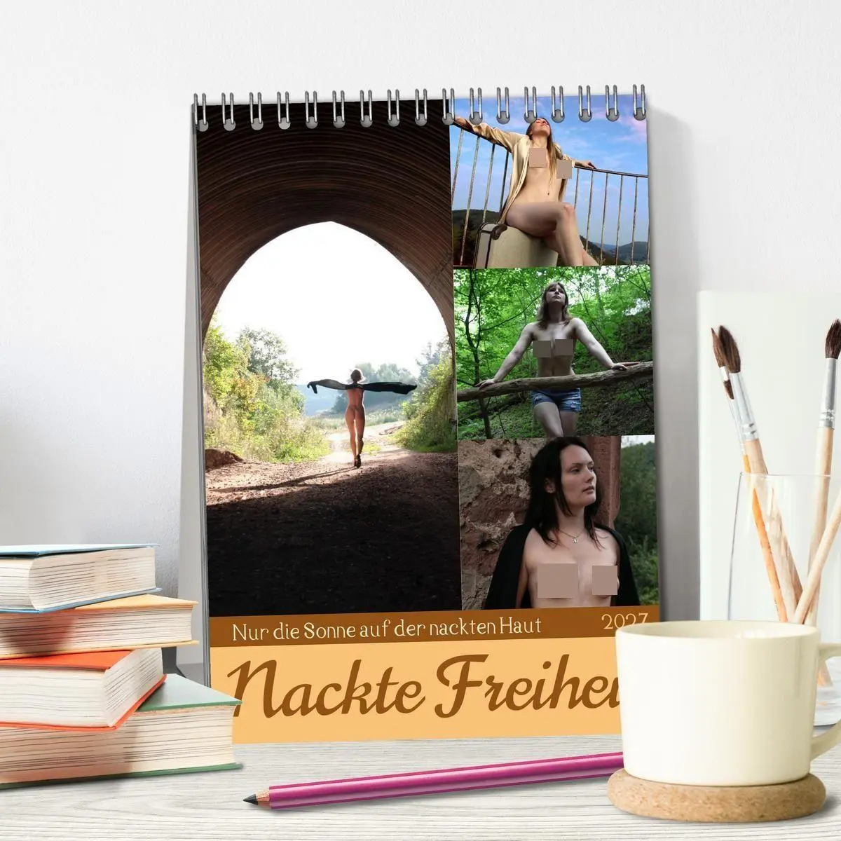 Bild: 9783569236226 | Nackte Freiheit (Tischkalender 2027 DIN A5 hoch), CALVENDO...