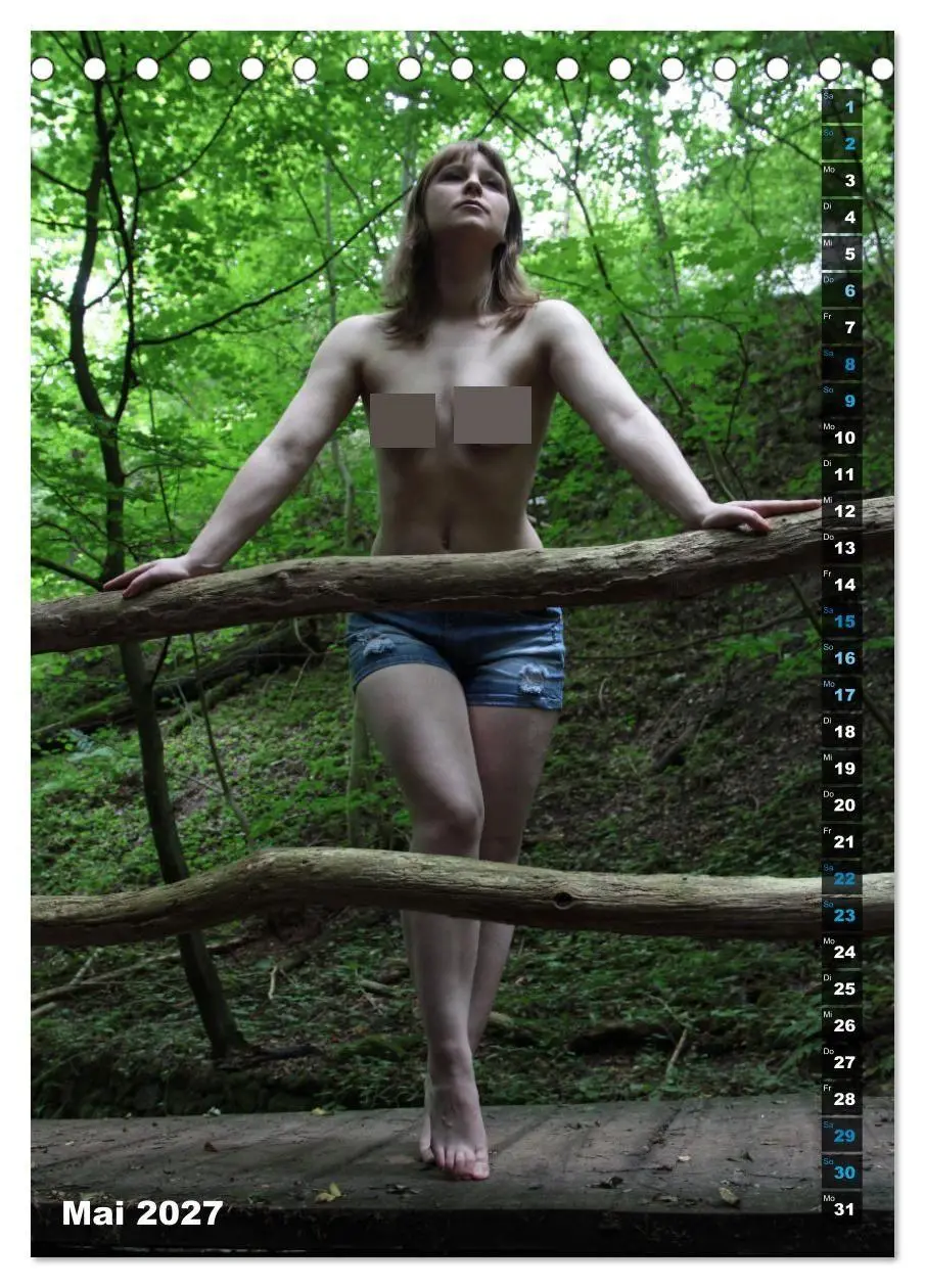 Bild: 9783569236226 | Nackte Freiheit (Tischkalender 2027 DIN A5 hoch), CALVENDO...