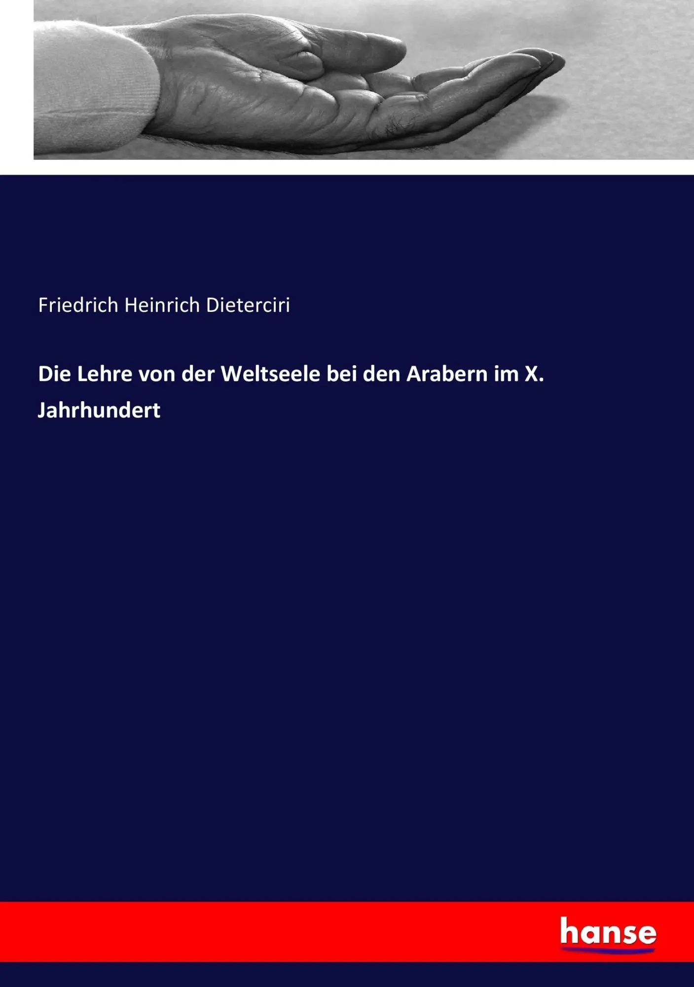 Cover: 9783743476226 | Die Lehre von der Weltseele bei den Arabern im X. Jahrhundert | Buch