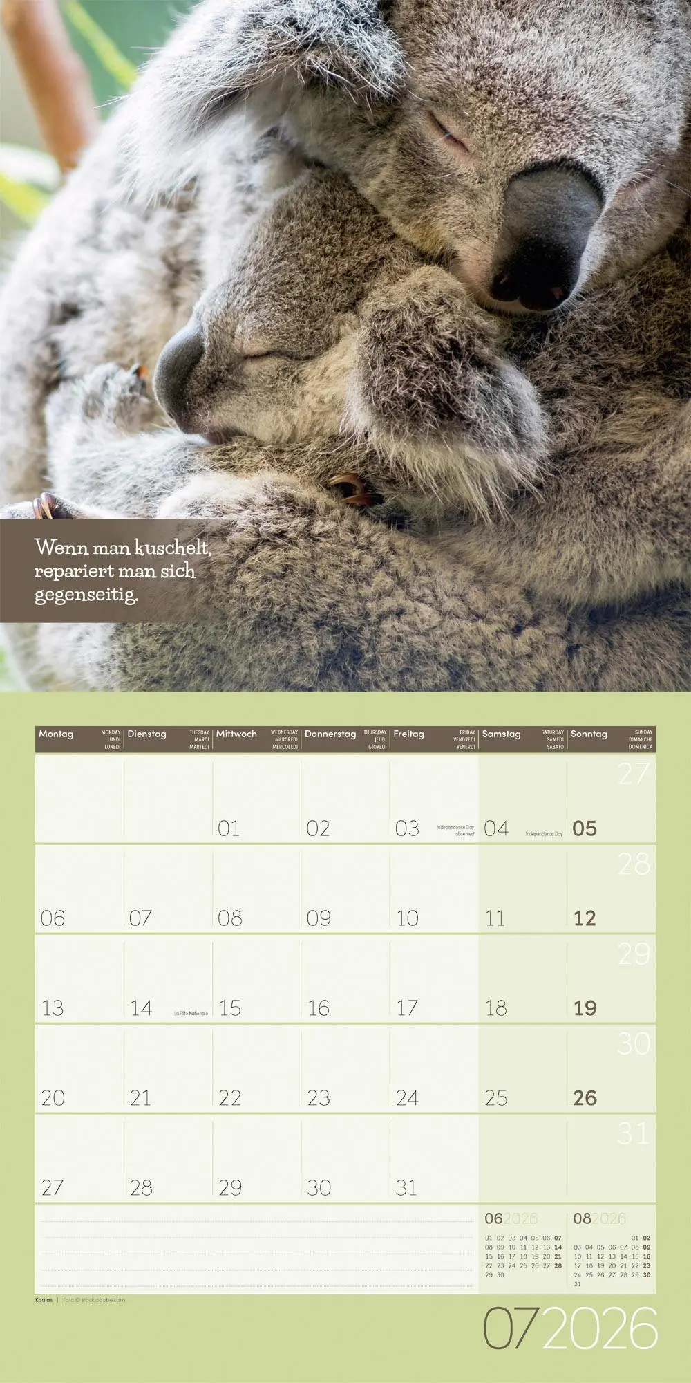 Bild: 9783838446226 | Keep Smiling! Kalender 2026 - 30x30 | Ackermann Kunstverlag GmbH
