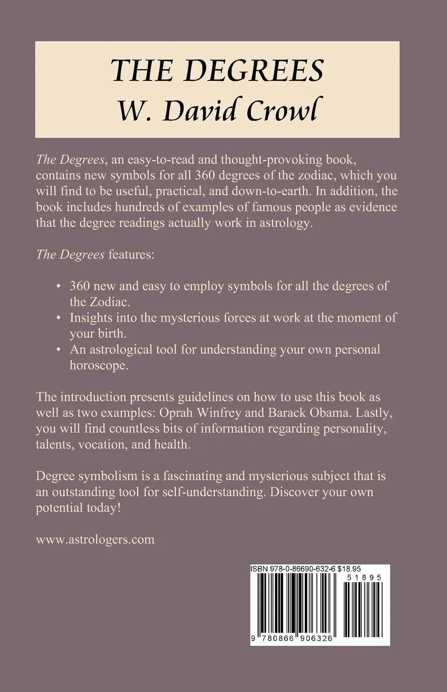 Rückseite: 9780866906326 | The Degrees | W. David Crowl | Taschenbuch | Kartoniert / Broschiert