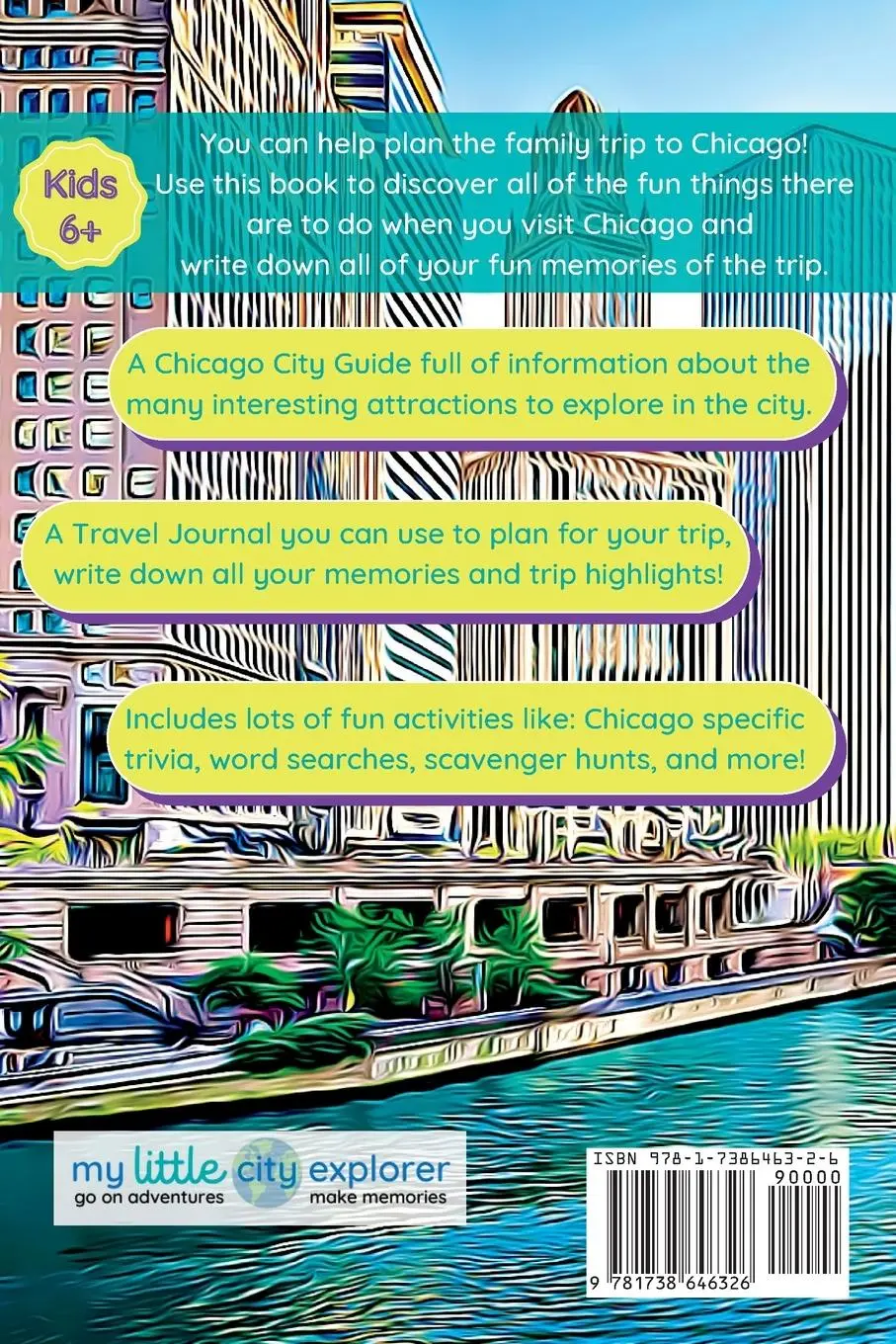 Rückseite: 9781738646326 | Kid's City Guide &amp; Journal - Exploring Chicago | Aileen Choi | Buch