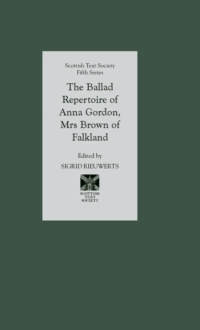 Cover: 9781897976326 | The Ballad Repertoire of Anna Gordon, Mrs Brown of Falkland | Buch