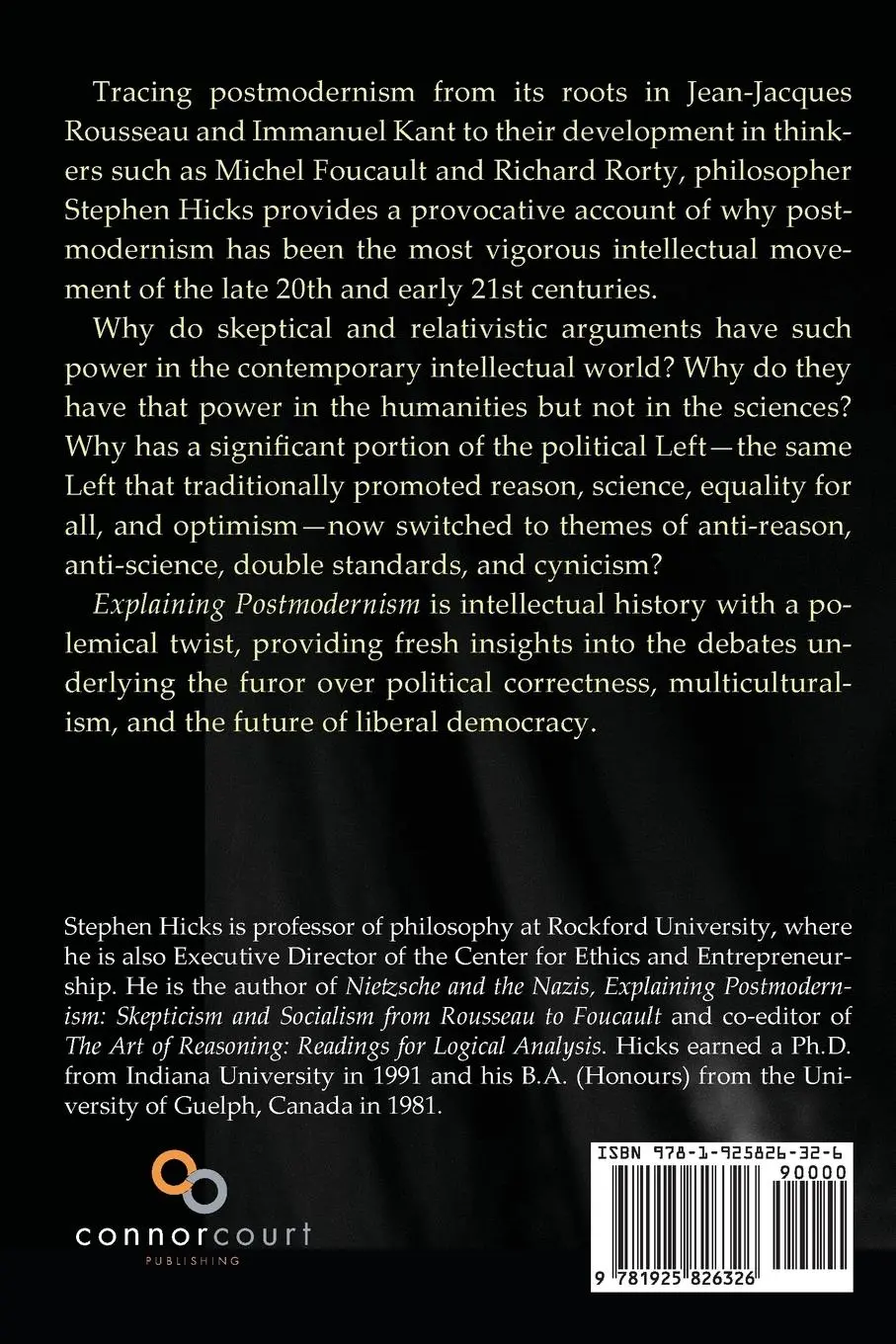 Rückseite: 9781925826326 | Explaining Postmodernism | Stephen Hicks | Taschenbuch | Englisch