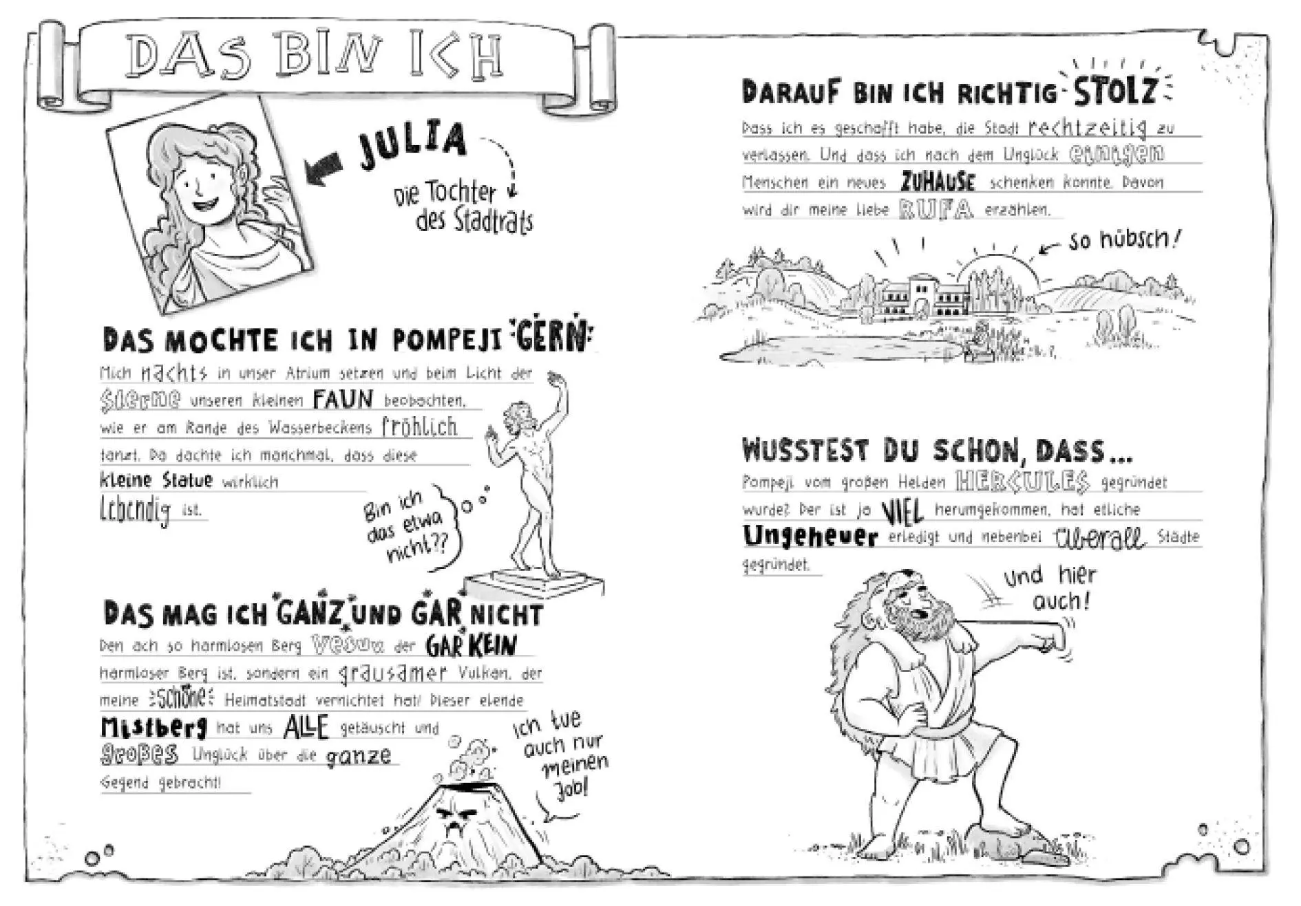 Bild: 9783423766326 | Ich, Julia, und die Menschen aus Pompeji | Frank Schwieger | Buch