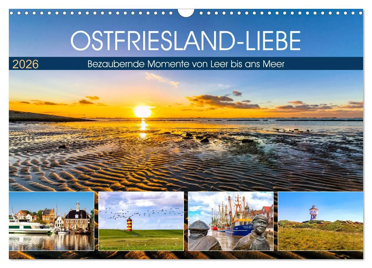 Cover: 9783457736326 | OSTFRIESLAND-LIEBE (Wandkalender 2026 DIN A3 quer), CALVENDO...