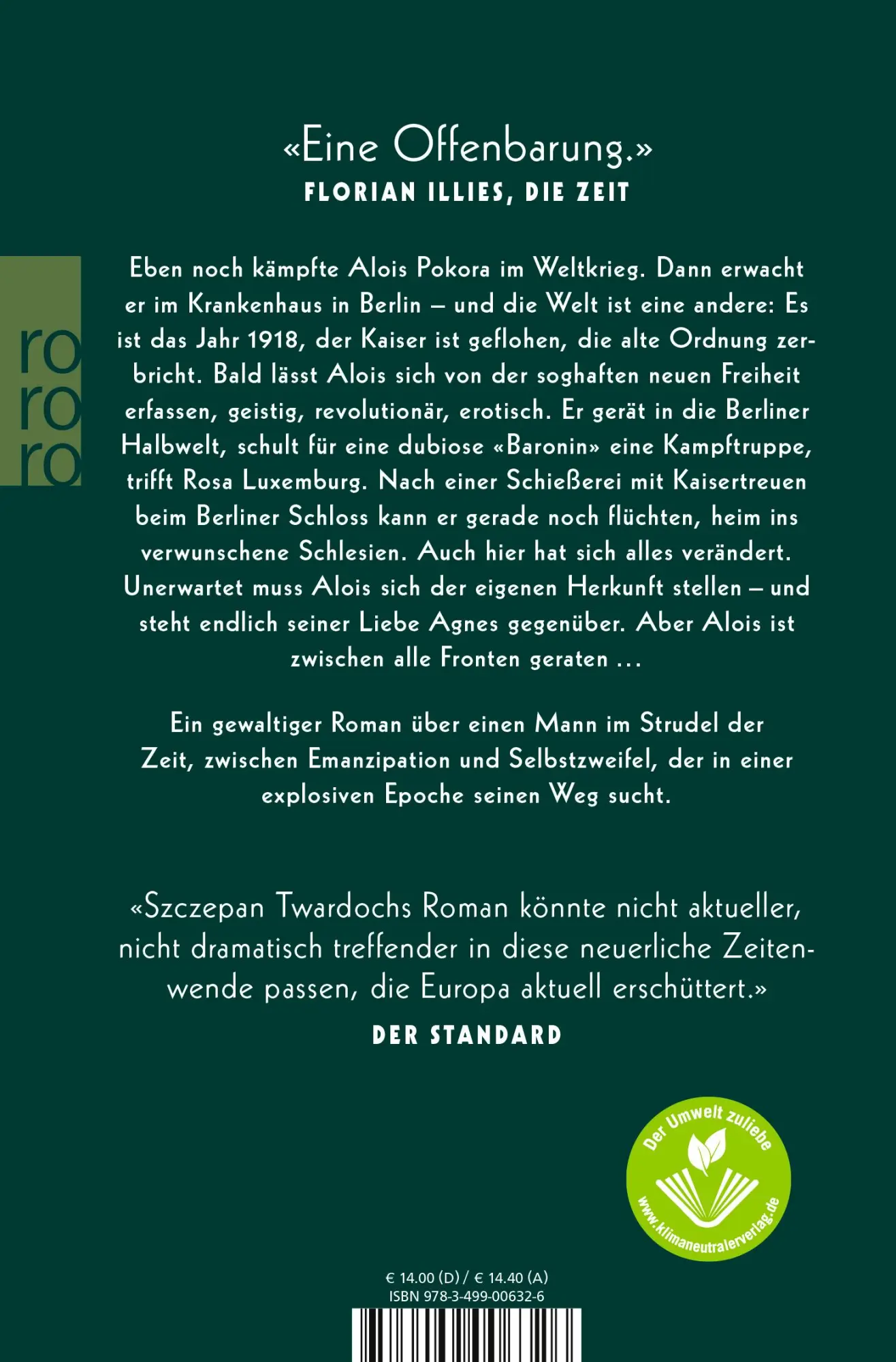 Rückseite: 9783499006326 | Demut | Szczepan Twardoch | Taschenbuch | 464 S. | Deutsch | 2023