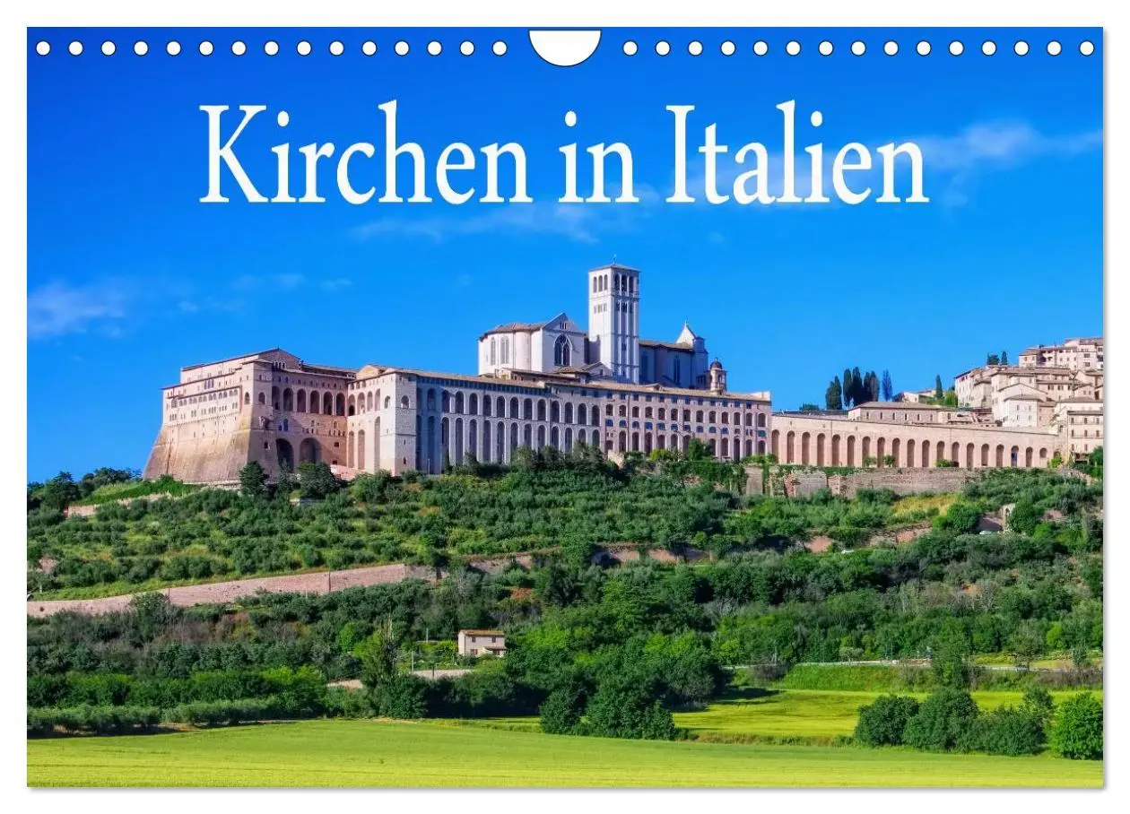 Cover: 9783516066326 | Kirchen in Italien (Wandkalender 2026 DIN A4 quer), CALVENDO...