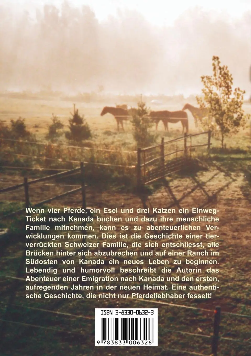 Rückseite: 9783833006326 | Wenn Pferde fliegen | Eine kanadische Auswanderungsgeschichte | Buch