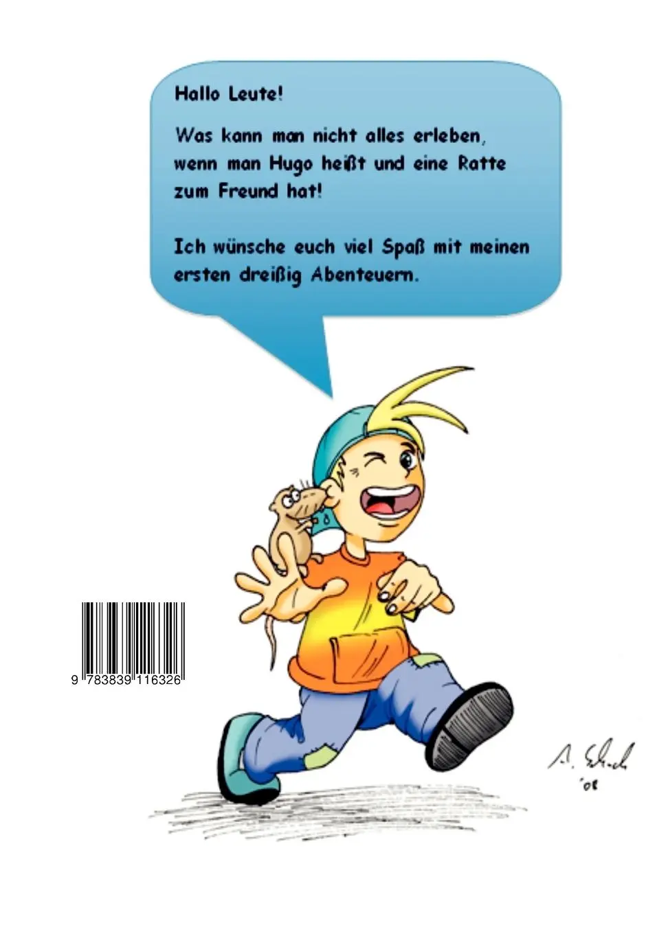 Rückseite: 9783839116326 | HUGO UND RATTI | Die ersten dreissig Abenteuer | Alex Schuch | Buch