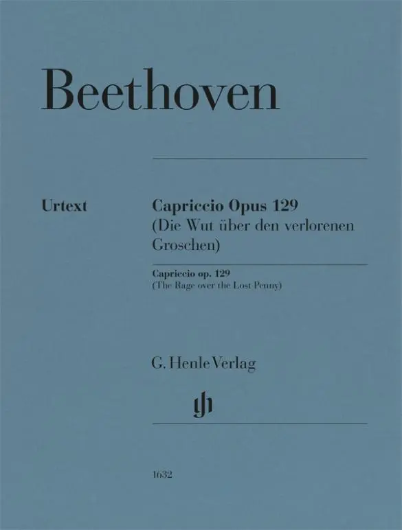 Cover: 9790201816326 | Ludwig van Beethoven - Alla Ingharese quasi un Capriccio G-dur op....