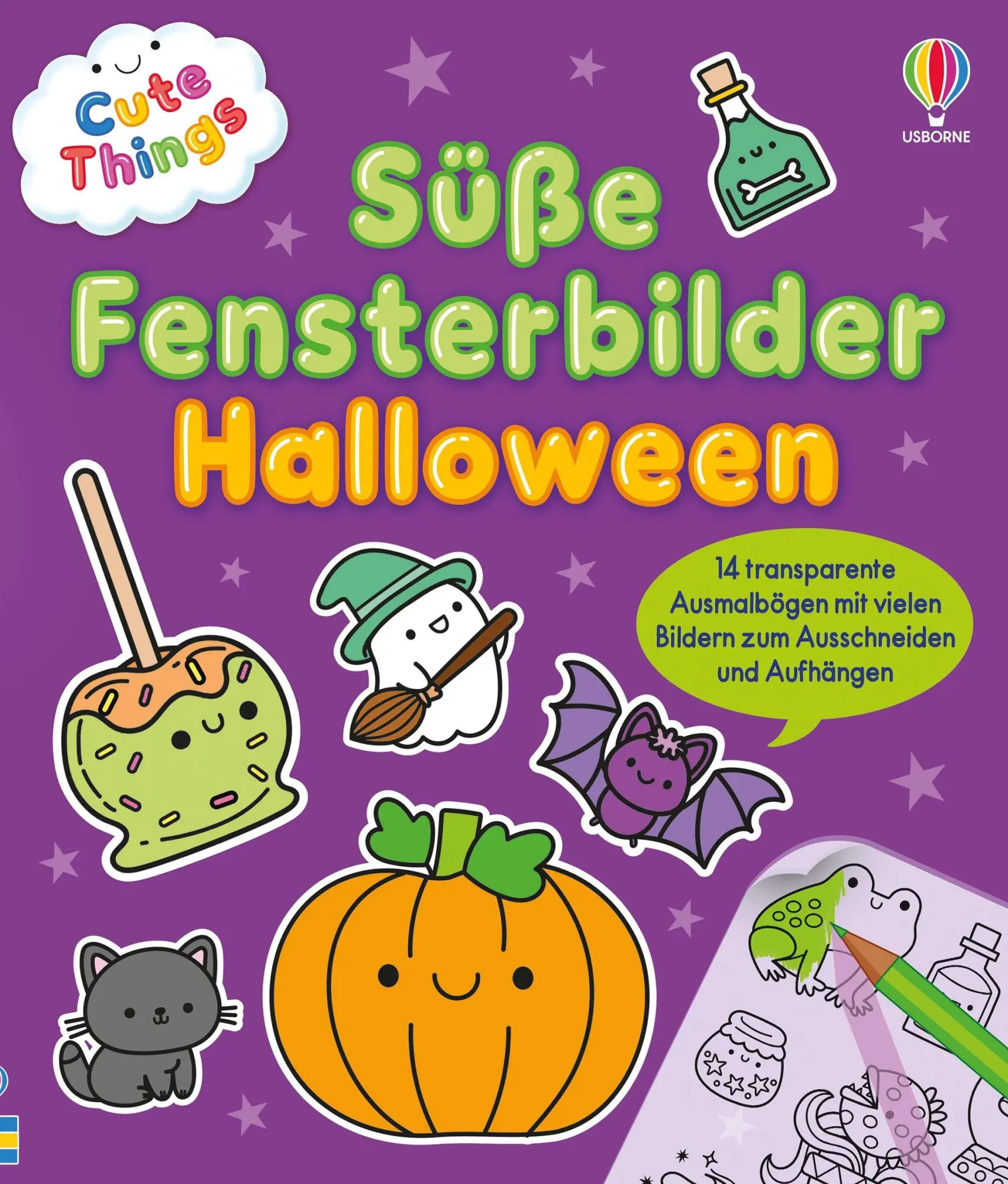 Cover: 9781035706426 | Cute Things - Süße Fensterbilder Halloween | Kate Nolan | Taschenbuch